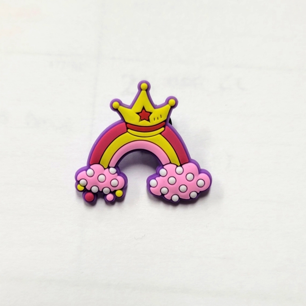 5/$10💥 Princess Rainbow Croc Charm